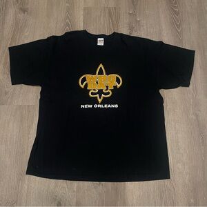 Who Dat New Orleans Saints Football Graphic T Shirt Size 2XL